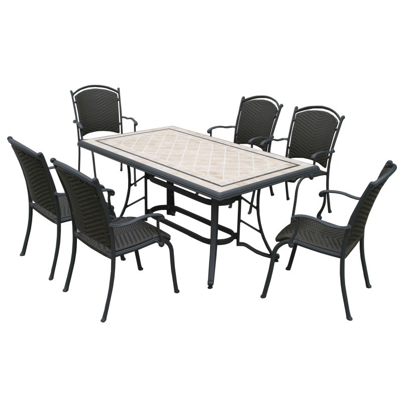 Patio Dining Chair on Tuscan 7 Piece Outdoor Patio Dining Set Is Currently Not Available