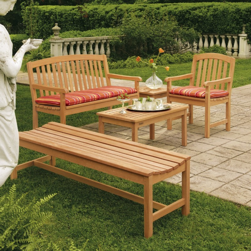  Benches on Chadwick Outdoor Patio Bench Seating Set 4 Piece Og Chch4set